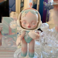Popmart Skullpanda Bright Snow Box Toys Doll Cute Anime Figure Desktop Ornaments Collection Gift