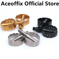 Aceoffix Folding Bike Pedal Full Titanium alloy QR for Brompton Pedal Quick Release