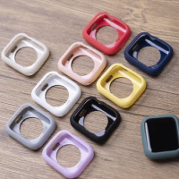 Soft Silicone Case for Apple Watch series 8 7 45mm 41mm/ultra 49mm Cover protector Shell iWatch SE 6 5 3 44mm 40MM 42MM 38MM