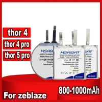 HSABAT 800mAh~1000mAh Battery for Zeblaze thor 4 pro / thor 5 pro / thor 4