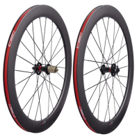 Carbon Disc Brake Wheels Center Lock or 6 Bolt Cyclocross Wheelset 38mm 50mm 60mm 88mm Clincher Tubular Carbon Bicycle Wheelset