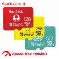 SanDisk Nintendo Switch Dedicated Micro SD Card 128GB 256GB 512GB Micro SD Memory Card SD/TF Flash MicroSD Card for Game Phone