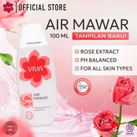 Viva Air Mawar 100ml - Air Mawar Dengan Sari Bunga Mawar 100ml