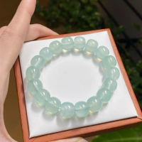 East Turkistan Icy Serpetine Jade in 12mm