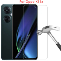 protective tempered glass for oppo k11x screen protector on oppok11x k11 x k 11x safety film 9h 6.72 opo opp oppa appo opok11x