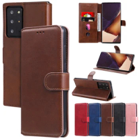 200pcs/Lot Wallet Phone Case For Samsung S22 S21 Plus S20 FE Note 20 Ultra A32 A52 A72 A12 M12 F12 Flip Leather Stand Cover