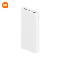 Xiaomi Power Bank 20000mAh 3 PLM18ZM 18W 2-Way Quick Charging USB C Portable Mi Powerbank 20000 External Battery Powerbank