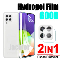 2in1 Hydrogel Film For Samsung Galaxy A22 A52s A525G 4G Water Gel Phone Screen Protector Sumsun Galaxi A 22 52s 52 S 5 4 G Soft