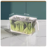 冰箱收納盒（【1個裝】灰色大號） 