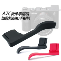 Aluminum Alloy Hot Shoe Thumb-Up Hotshoe Thumb Up Grip For sony A7C A7 C Camera Hand Grip