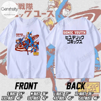 เสื้อSonic Youth Casual เสื้อยืดวินเทจ Men Women Unisex Cotton แztzbcrshpy