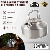 Teko Camping 1 Liter Stainless Steel 304 Two Handle CLS