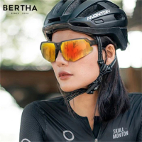 BERTHA Nearsighted Cycling Glasses Outdoor Sports For Women UV-Resistant Discoloration Men Running Goggles Windproof Sunglasses