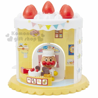 小禮堂 麵包超人 甜點村莊玩具組《草莓蛋糕.鐵軌.盒裝》適合3歲以上孩童