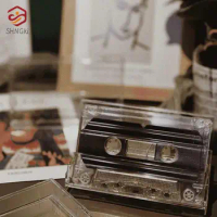 Kawaii Cute Washi Tape Organizer Vintage Washi Tape Storage Adjustable  Washi Tape Box School Office Students