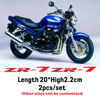 New Motorcycle Bicycle Tank Sticker Wheel Helmet Waterproof Car Sticker Reflective Decal Logo For Kawasaki ZR-7 zr7 Zr 7