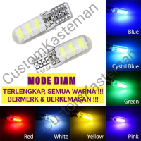 Lampu Sen LED T10 JELLY 6 Mata Sein Senja Rem LED T10 Termurah Mode Diam
