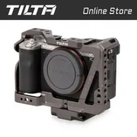 TILTA SONY A7C TA-T19-C-G Full Camera Cage for Sony A7C Wooden Handel Kit TILTA SONY A7C