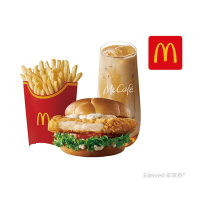 【麥當勞】帕瑪森主廚鷄腿堡+大薯+蜂蜜奶茶(冰) 好禮即享券