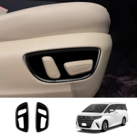 Car Electric Seat Button Panel Frame Interior Trim Accessories For Toyota Alphard/Vellfire 40 Series 2023+