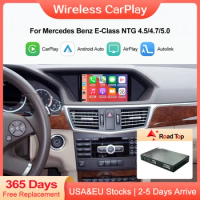 Wireless CarPlay for Mercedes Benz E-Class W212 E Coupe C207 2012-2016 with Android Auto Mirror Link AirPlay Car Play Functions