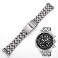 23mm Curved Titanium Watch Wand Strap for Citizen AS4020/AS8000/CB5867/CB586