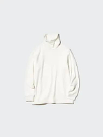 UNIQLO HEATTECH Ultra Warm Kaos Long John pria T-Shirt Kerah Tinggi Turtle Neck Lengan Panjang OFF W
