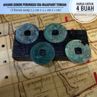 Uang Gobok Perunggu Era Majapahit Temuan K3 atau Koin Gobog Kepeng atau Uang Perunggu
