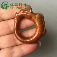 特價古玩玉器雜項天然玉石岫玉仿古做舊玉龍勾C龍老古董老物件