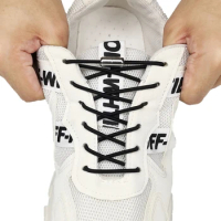1 Pair Sports Elastic Reflective ShoeLaces No tie Shoe Laces Adult Lazy Locking laces Shoe accessories lacets elastique chaussur