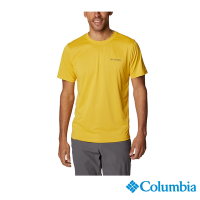 Columbia 哥倫比亞 男款-快排短袖上衣-黃色 UAE14190YL / S23
