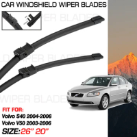 Car Wiper Blades For Volvo S40 I 2006-2013 2007 Volvo S60L 2014-2019 2016 Volvo S80 2006-2016 2013 A