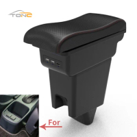 For Proton Saga Armrest For Proton Saga Car Center Console Storage Box USB Multifunctional Car Interior Parts