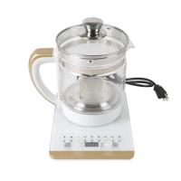 Electric Kettle 1.8L Electric Health Pot Kettle,Tea Maker, Multifunction Food-Grade Stainless Steel Kettle, White