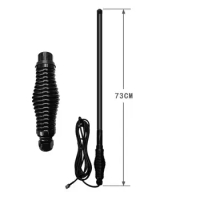 GME Good Quality 245mhz Whip Vehicle Antenna Heavy Duty Spring Vhf Or Uhf 477Mhz 4X4 Auto Car Offroad Cb Antenna