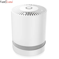 Air Purifier For Home True HEPA Filters Compact Desktop Purifiers Filtration with Night Light Air Cleaner for Home Car