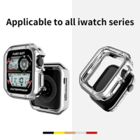 The watch protective case is suitable for Apple Watch 98765432,and the protective case is suitable for iWatch 40/41MM44/45MM49MM