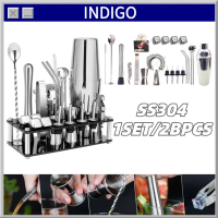 23pcs/Set Cocktail Shaker Stainless Steel Boston Shaker Set Bartender Set Shaker Cocktail Bar Alat B