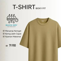 Aerostreet T Shirt Boxy Fit Quick Dry Orly Golden Plum Man Kaos Tshirt F1AAA S