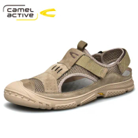Camel Active 2021 New Mesh Shoes Men's Summer Sandals Men Sandals Fashion Sandals And Slippers Fashion Male Beach Sandals