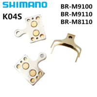 SHIMANO XTR Bike K04S Narrow Metal Disc Brake Pads Iamok For BR-M9100/M9110/M8110/M9170 with Spring 2-Piston Bicycle Parts