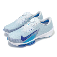【NIKE GOLF】高爾夫球鞋 Air ZM Infinity TR NXT% Boa 2 男鞋 寬楦 藍白 防潑水(FN6730-001)