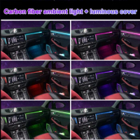 Car LED Ambient Light For Porsche Macan 64-color Ambient Light Illuminated Door Light Atmosphere Light Original Installation
