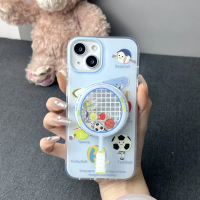 Sarung Telefon, Q Versi Badminton Berdiri, Serasi dengan VIVO Wanita Y200, Y78, Y93, Y55, Y36, Y37 P