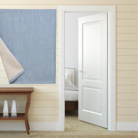 【特力屋】可水洗塗層遮光單開窗簾 藍色款 寬140x高150cm