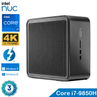 Intel NUC 9 Pro Kit NUC9V7QNX Quartz canyon Intel Core i7-9850H 4.6GHz Mini Desktop Intel UHD 630 WiFi Bluetooth Windows 10 Pro