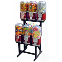 Commercial grade party supplier popular for children capsule toys candy vending machine combo