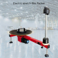 Electric PE Winding Film Packaging Machine Semi-Automatic Stretching Film Baler Express Logistics Carton Box Film Wrapping Tool