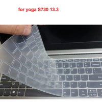 Washable Laptop Keyboard Cover For Lenovo Yoga S730 13.3 inch S730-13IWL Silicone Waterproof Film Protector