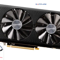 SAPPHIRE Video Card RX580 2048SP8GB 256Bit GDDR5 Graphics Cards for AMD RX 500 series VGA Cards with 32GB U DISK